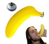Bottiglie di vino, fiaschetta a forma di banana, in acciaio inox, a tenuta stagna, portatile, per whisky, vodka, brandy, rum, viaggi, regalo, 3,4 x 3,9 x 16 cm