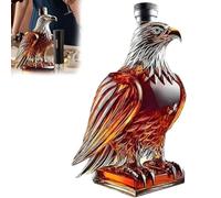 Bottiglie di vino Whisky, Decanter for whisky Eagle Sculpture 350 ml in vetro trasparente(1pcs)