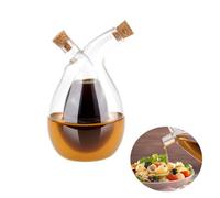 Bottiglie dispenser per olio e aceto, Oil And Vinegar Dispenser 2 In 1 Glass Bottle 6.3 inches Kitchen