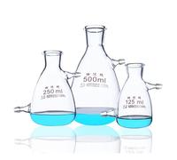 Bottiglie filtranti in vetro borosilicato con beccucci superiori e inferiori, imbuto Büchner da laboratorio, attrezzatura da laboratorio(A 1000mL 1pc)