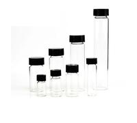 Bottiglie for campioni in vetro trasparente, contenitore for fiale di chimica da laboratorio(30ml 10pcs)