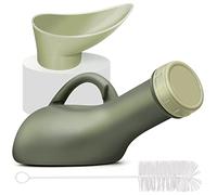 Bottiglie for pipì, WC for pipì con coperchio e imbuto for accessori for auto, viaggio, tenda, campeggio, emergenza - Vaso for pipì in plastica a prova di perdite, for bambini, adulti, anziani