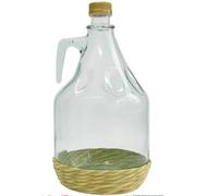 Bottiglie in cesto intrecciato Dama 3L con coperchio