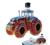 Bottiglie In Per Whisky | Dispenser Per Alcolici Da 300ml Forma Trattore | Dispenser Per Di Vodka E Whiskey - Per Bevute In Occasioni Familiari Feste Di Natale Matrimoni