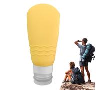 Bottiglie in silicone da viaggio ricaricabili | Prodotti da toeletta resistenti alle alte temperature per l'organizzazione dei prodotti per la pulizia del viso Gel doccia
