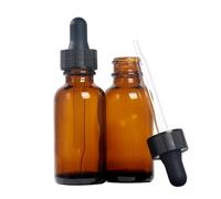 Bottiglie in vetro ambra con contagocce - 30 ml, Set di 2, Protezione UV