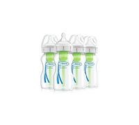 Bottiglie per bambini anticolica Dr Brown's Options+, confezione da quattro, bottiglie da 270 ml