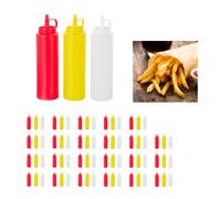 Bottiglie per condimenti 400 ml Bottiglie squeeze per salse Flaconi per salse