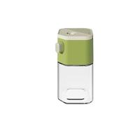 Bottiglie per condimenti in vetro a doppio uso, barattoli per spezie da cucina e casa, con shaker, ideali per sale, cumino, peperoncino e spezie (verde)