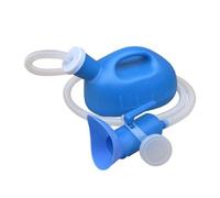 Bottiglie per urina, 2000 ml, bottiglia portatile per urinatoio unisex con coperchio e manico, bottiglie per urina da esterno, per uomini, guida, viaggi, campeggio e emergenza in auto