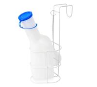 Bottiglie per urina da uomo con supporto, bottiglia per urina ARNOMED 1000ml, in PP a prova di perdite, bottiglia per urina con supporto, orinatoio con coperchio e attacco per letto
