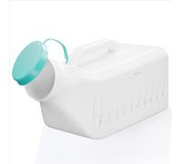 bottiglie per urina maschili， Flaconi for urina da 1000 ml a prova di perdite e odori, for uomo, a fuoriuscita. Flacone speciale for maschile con bordi morbidi coperchio luminoso