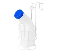 Bottiglie per urina per donne e uomini con supporto, bottiglia per urina ARNOMED 1000ml, bottiglie per urina unisex in PP a prova di perdite, orinatoio con coperchio e attacco per letto