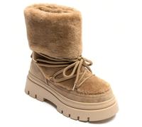 Bottiglie quattro stili après-ski à plateform avec lacts croiss decorationatifs Affrontez le froid avec style grâce à ces bottes montantes look ispiratori après-ski! Il loro design morbido e avvolgent