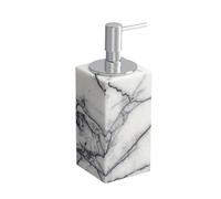 Bottiglie Soap Dispenser Natural Marble Hand-Polished Pump Bottle Modern Rustic Kitchen Liquid Arredamento estetico per cucina(A)