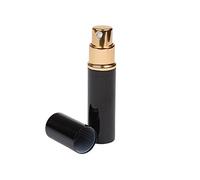 Bottiglie spray da 6 ml, portatile, ricaricabili, da viaggio, profumo, dopobarba, atomizzatore per borsa da viaggio (nero)