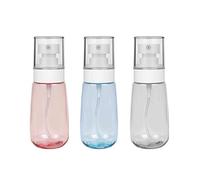 Bottiglie Spray Vuoto Trasparente Flacone Spray Plastica Fine Nebbia Bottiglia Set da Viaggio Bottiglie di acqua di Trucco Spruzzatore 60ml per Prodotti da Toilette Cura della pelle Pulizia 3 Pezzi
