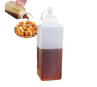 Bottiglie spremibili per liquidi | Dispenser largo a prova di perdite e ricaricabili | Bottiglie per salse di grande capacità con | per condimenti da insalata, sciroppo, ketchup, condimenti e