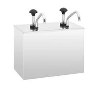 BOTTIGLIE VIDAXL Dispenser per salse in acciaio inox, 7 l