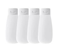 Bottiglie vuote da viaggio - Contenitore cosmetico ricaricabile | 4 contenitori da viaggio | Bottiglie per cosmetici di lozione liquida da 100 ml per shampoo, bottiglia a prova di perdite