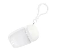 Bottiglie vuote portatili - Bottiglie vuote trasparenti disinfettanti per le mani | Bottiglia vuota portatile riutilizzabile, contenitori vuoti ricaricabili da spremere, portachiavi per disinfettante