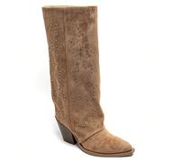 Bottiglie western e talon bloc decorate con clous métalliques et bout pointu Lo stile conferma gli imbottigliamenti e il western ne rivisita il look. I piccoli clous métalliques. La cerniera di fermen