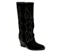 Bottiglie western e talon bloc decorate con clous métalliques et bout pointu Lo stile conferma gli imbottigliamenti e il western ne rivisita il look. I piccoli clous métalliques. La cerniera di fermen