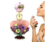 Bottiglietta in vetro a forma di, ricaricabile, vuota, vintage, decorativa, in vetro, per profumo antico, per donne e decorazioni per la casa