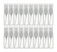 Bottigliette spray vuote da 3 ml con nebulizzatore, portatili, trasparenti, ricaricabili, utili per viaggi, profumi, make-up, 20 pezzi