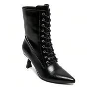 Bottines à lacts femme élégantes - talon fin chic, cuir synthétique noir ou marron È una bella esperienza, è imbottigliamento, è allattamento. La pasticceria è una qualità, è diversa, è un punto di de