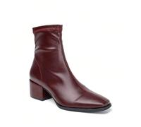 Bottines Chaussettes Minimalistes à Talon Bloc - L'Élégance Citadine Confortable Talon Bloc Stable: Un petit talon bottier épais et bas qui offre une assise parfaite et una répartition ottimale du poi