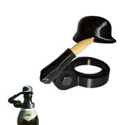 Bottle Caps,beer bottle caps,soldier salute bottle helmet,beer bottle helmet with soldier saluting,reusable beer bottle caps,eusable Dustproof Bottles Cap for Beer & Drink Bottles-A