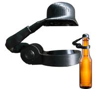 Bottle Caps, Fun Salute Soldier Beer Helmet, Reusable Dustproof Protectors, Novelty Cap for Veterans, Soldiers, Crafts, BBQ & Party Bar