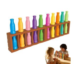 Bottle Color Match Game,Matching Game,Color Sorting Bottle Set,Interactive Bottle Pairing,Challenge Games,Educational Memory Challenge,Visual Perception Training, Interactive Family Party Activity(a)