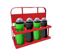 Bottle Crate, Beverage Holder with Foldable Design, Reusable 8-Pack Beer Carrier Fits Bottles Up to 3.43in Diameter, for Parties, Picnics, Tailgates, Camping, Home Bar, Gatherings