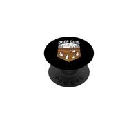 Bottle Digging Deep Digs Mudlarking Glass Hunter PopSockets PopGrip Adesivo