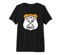 Bottle Digging Relic Hunter Deep in The Privy Design Maglietta Premium