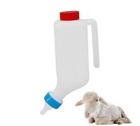 Bottle Feeding Lamb with Measurements, Reusable Lamb Feeder, 16 x 8 pollici Adorable Ergonomic Goat Milk Feedes, Small Animal Nipple Bottle for Calves and Farm Use