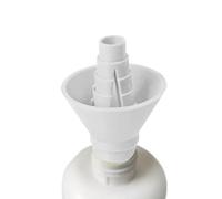 Bottle Funnel Adapter, Reusable Liquid Connector, Portable Transfer with Easy Fill, Home Funnel with Dorm Use, Soap Adapter for Conditioner Refill, Funnels Connector for Office Home