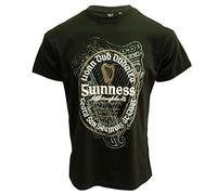 Bottle Guinness Irish Label - Maglietta, Verde, S