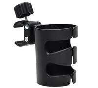 Bottle Holder for Wheelchair - Shock-Proof Clamp-On Drink Mount, Adjustable Stroller Cup Carrier | Universal Accessory for Walker Mobility Scooter Pram Rollator Baby Carriage Pushchair Bike, Outdoor