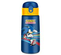 Seven Borraccia Kid Sonic, Blu, 460 ml, Acciaio Inox, BPA free, Ermetica, Caldo 12h/freddo 24 h, A prova di perdite, Riutilizzabile, Scuola, Sport, Viaggio, Bambino, Idea regalo