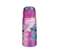 Seven Borraccia Kid Stitch, Lilla, 460 ml, Acciaio Inox, BPA free, Ermetica, Caldo 12h/freddo 24 h, A prova di perdite, Riutilizzabile, Scuola, Sport, Viaggio, Bambina, Idea regalo