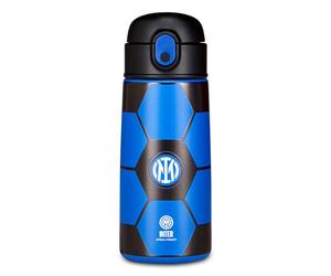 Bottle kid Inter borraccia termica in acciaio con cannuccia