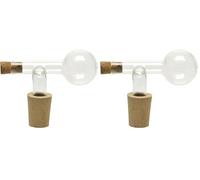 Bottle Master 4000948014479 - Paletta Look per incendi preziosi, 2,0 cl. : 20 ml, per bottiglie da 0,5-0,7 litri, tappi in vetro naturale (Confezione da 2)