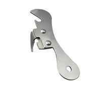 Bottle Opener, Can Manual Opener, 3.78inches, Kitchen Accessories, Easy-Grip Hand Gadget, Non-Slip Design, Ideal for Home, Restaurant, Travel, Camping, Beer, Wine, Seniors, Silver