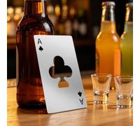 Bottle Opener Card - Rustproof Portable - Compact Funny Metal Bar Tool | Wallet Card Shape Beer Cap Opener Pub, Kitchen, Restaurant, Club, Park, Home, Wedding, Birthday Party
