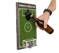 Bottle Opener | Soccer Field Shape Tool - Exquisite Craftsmanship Drink Lid Opener With Lid Collector,Meaningful Present For Men Soccer Fans Beverage Water Kitchen Bar Party Restaurant