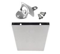 Bottle opener- Wall Mounted Magnetic Alloy openerWith Storage Bucket | Magnetic Bottle openerWall Mounted | Ergonomic Design For Home Kitchen Bar Apartment Restaurant Dad Husband Beer Use