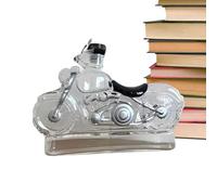 Bottle per whisky per motociclette | Distributore di Reusable Wine Carafe Decanter for Christmas Birthday Dad Man Men Women Adults Liquor Cocktail Use